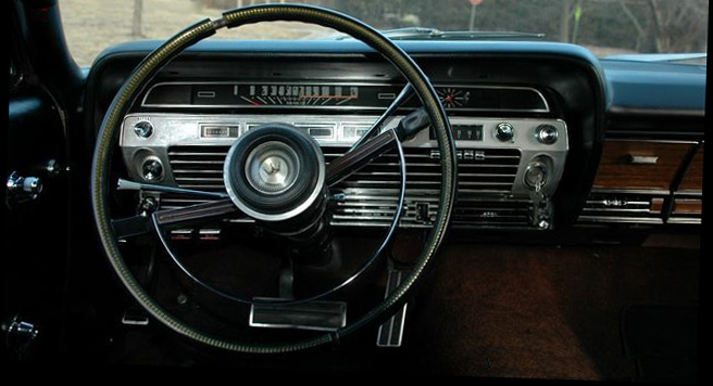 Dashboard of a 1967 Ford LTD
