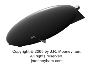 3-d rendering of the original Moonshadow outlaw airship