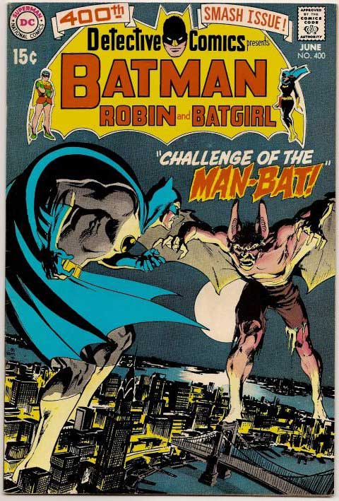 A Batman comic cover by Neal Adams