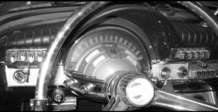 A second view of an old Chrysler 300 dashboard