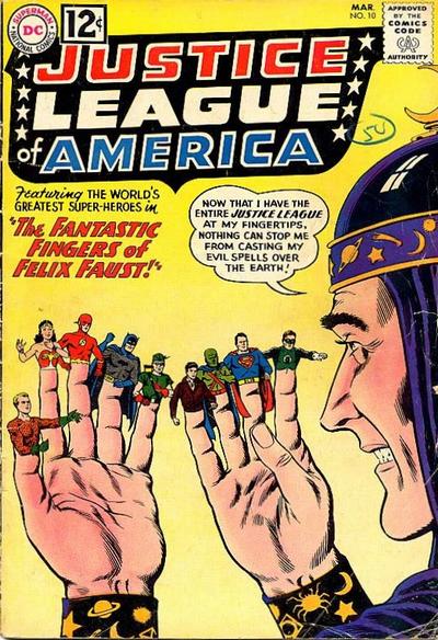 DC Comics Justice League of America versus Felix Faust