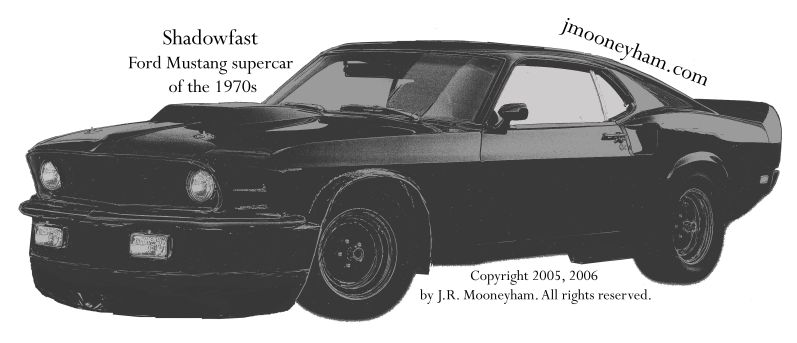 Rare custom black 1969 Ford Mustang Mach 1 super car