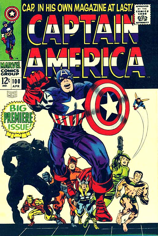 One of my favorite comic books of all time was a Marvel Captain America by Jack Kirby